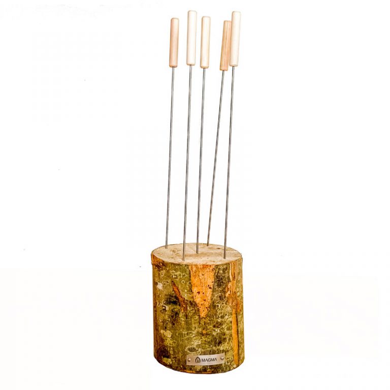 Heerlijke marshmallows roosteren met deze stokken op stam